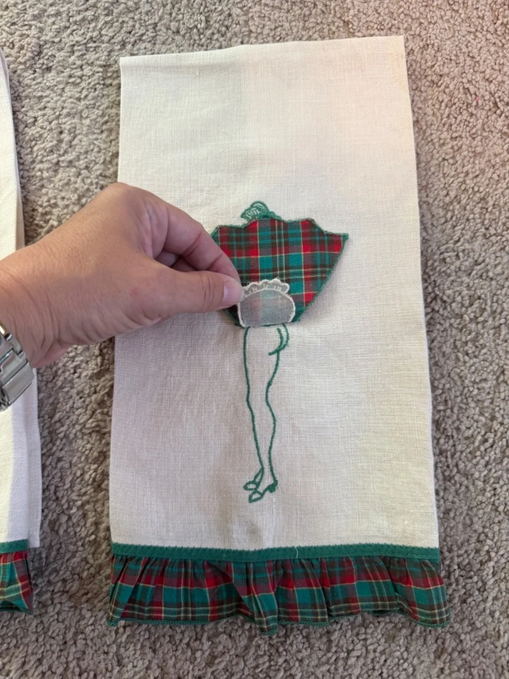 Vintage Tea Towel Set (Skirts lift)